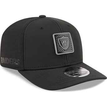 Kepurė išlenkta juoda snapback 9SEVENTY Stretch Snap Training Pack 2026 Las Vegas Raiders NFL New Era