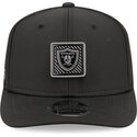 kepure-islenkta-juoda-snapback-9seventy-stretch-snap-training-pack-2026-las-vegas-raiders-nfl-new-era