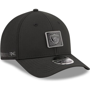 Kepurė išlenkta juoda snapback 9FORTY M-Crown Training Pack 2026 Las Vegas Raiders NFL New Era