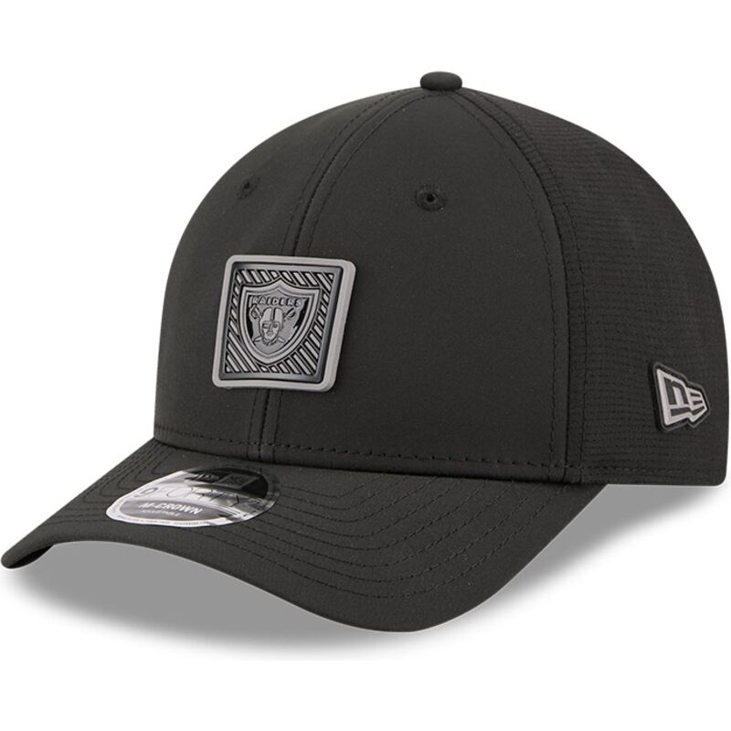 czarna-czapka-z-zakrzywionym-daszkiem-snapback-9forty-m-crown-training-pack-2026-las-vegas-raiders-nfl-new-era
