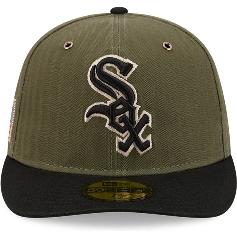 kepure-islenkta-zalia-priglundanti-59fifty-pre-curved-american-herringbone-chicago-white-sox-mlb-new-era