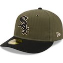 gorra-curva-verde-ajustada-59fifty-pre-curved-american-herringbone-de-chicago-white-sox-mlb-de-new-era