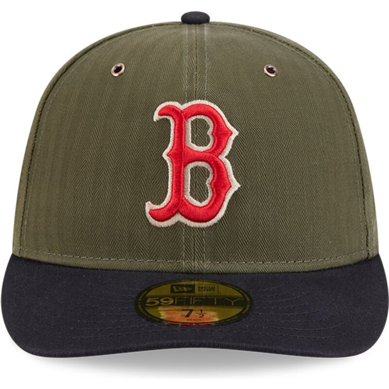 gorra-curva-verde-ajustada-59fifty-pre-curved-american-herringbone-de-boston-red-sox-mlb-de-new-era