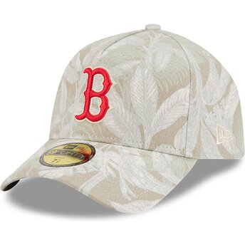 Kepurė išlenkta smėlio priglundantis 59FORTY A Frame Leafy Palm Boston Red Sox MLB New Era