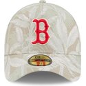 cap-islenkta-beige-ajustada-59forty-a-frame-leafy-palm-boston-red-sox-mlb-new-era