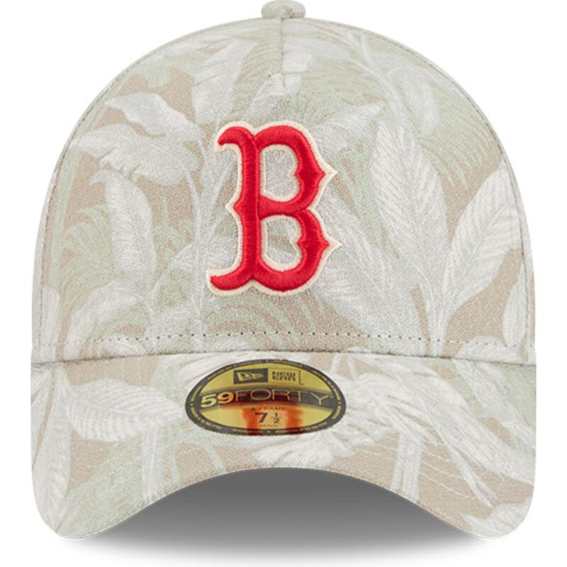bezowa-zakrzywiona-czapka-dopasowana-59forty-a-frame-leafy-palm-boston-red-sox-mlb-new-era