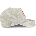 new-era-curved-brim-59forty-a-frame-leafy-palm-boston-red-sox-mlb-beige-fitted-cap