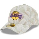 new-era-curved-brim-59forty-a-frame-leafy-palm-los-angeles-lakers-nba-beige-fitted-cap