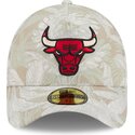cap-islenkta-beige-ajustada-59forty-a-frame-leafy-palm-chicago-bulls-nba-new-era