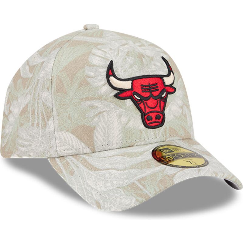 new-era-curved-brim-59forty-a-frame-leafy-palm-chicago-bulls-nba-beige-fitted-cap