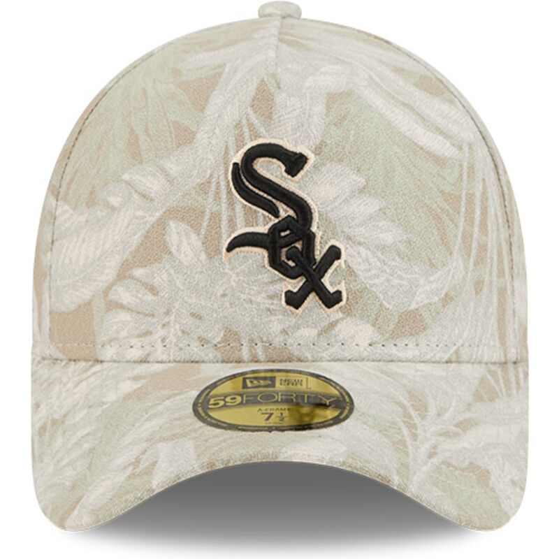 gorra-curva-beige-ajustada-59forty-a-frame-leafy-palm-de-chicago-white-sox-mlb-de-new-era