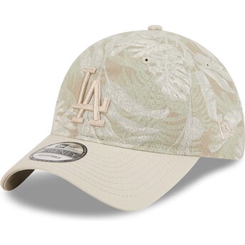 Kepurė išlenkta smėlio reguliuojamas 9TWENTY Leafy Palm Los Angeles Dodgers MLB New Era