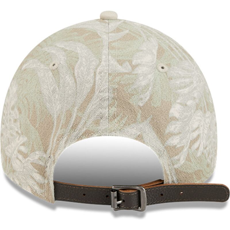 new-era-curved-brim-9twenty-leafy-palm-los-angeles-dodgers-mlb-beige-adjustable-cap