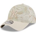 kepure-islenkta-smelio-reguliuojamas-9twenty-leafy-palm-new-york-yankees-mlb-new-era