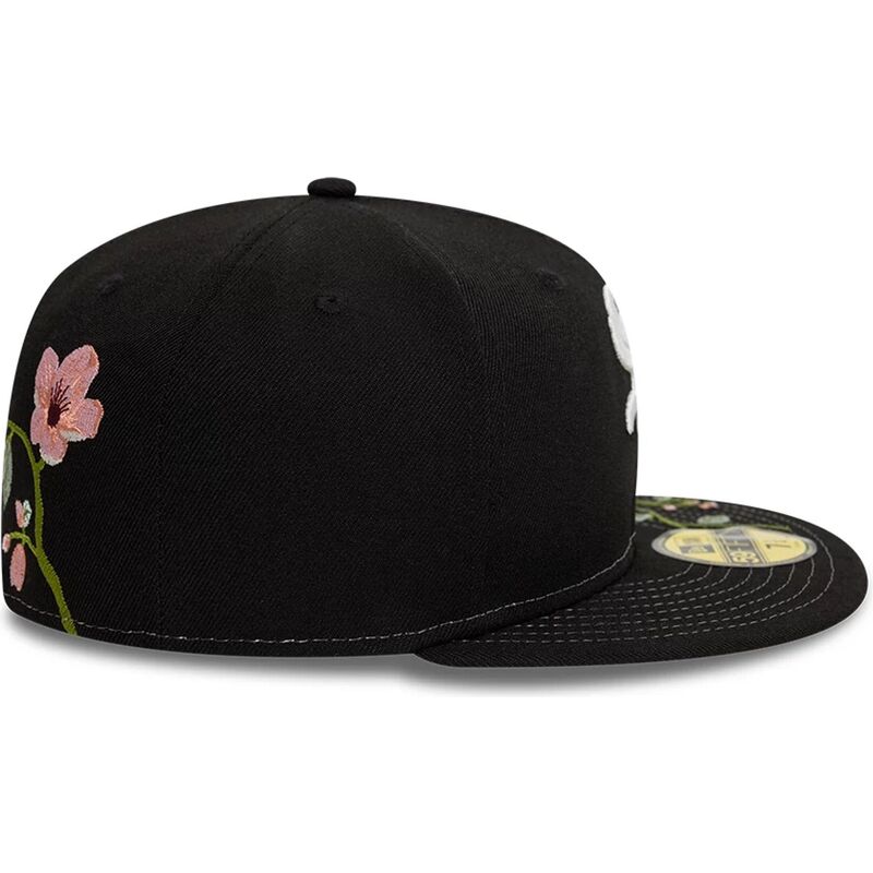 kepure-plokscia-juoda-priglundanti-59fifty-floral-chicago-white-sox-mlb-new-era