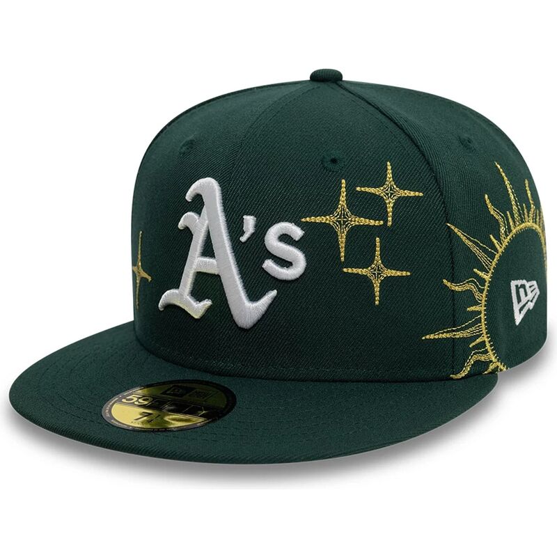 zielona-dopasowana-czapka-z-daszkiem-59fifty-zodiac-oakland-athletics-mlb-new-era