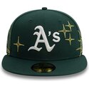 kepure-plokscia-zalia-priglundantis-59fifty-zodiac-oakland-athletics-mlb-new-era