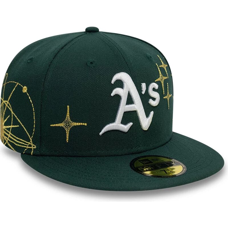 zielona-dopasowana-czapka-z-daszkiem-59fifty-zodiac-oakland-athletics-mlb-new-era
