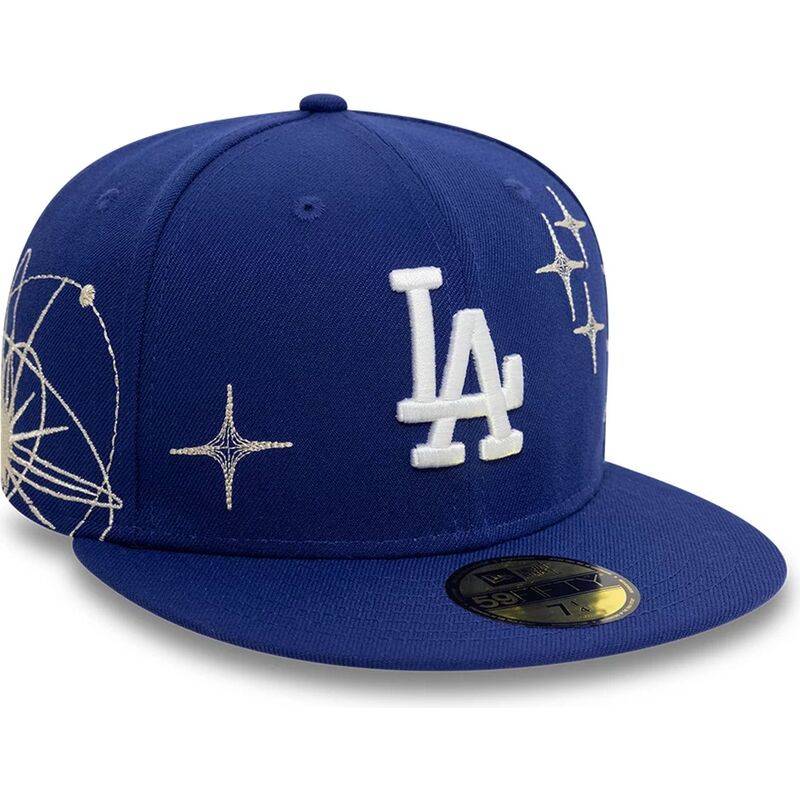 kepure-plokscia-melyna-priglundantis-59fifty-zodiac-los-angeles-dodgers-mlb-new-era