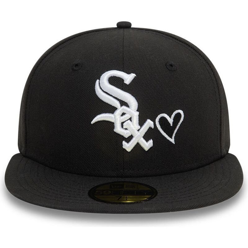 czarna-dopasowana-czapka-z-daszkiem-59fifty-heart-icon-chicago-white-sox-mlb-new-era