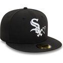 new-era-flat-brim-59fifty-heart-icon-chicago-white-sox-mlb-black-fitted-cap
