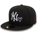 cap-plokscia-black-ajustada-59fifty-heart-icon-new-york-yankees-mlb-new-era