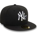 kepure-plokscia-juoda-priglundantis-59fifty-heart-icon-new-york-yankees-mlb-new-era