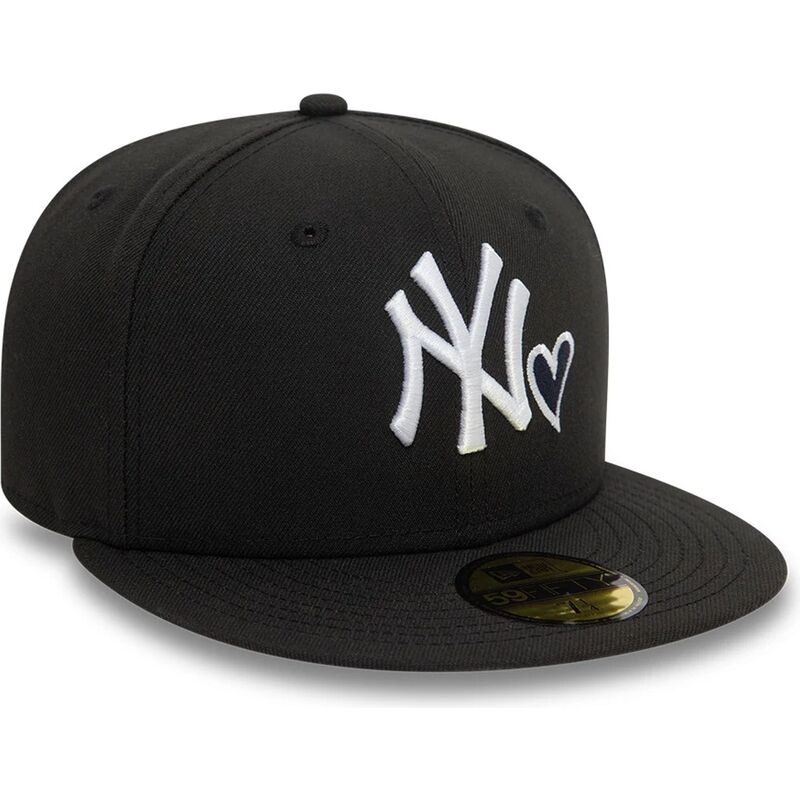 kepure-plokscia-juoda-priglundantis-59fifty-heart-icon-new-york-yankees-mlb-new-era