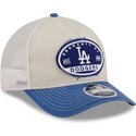 czapka-trucker-bezowa-i-niebieska-9forty-m-crown-a-frame-fray-los-angeles-dodgers-mlb-new-era