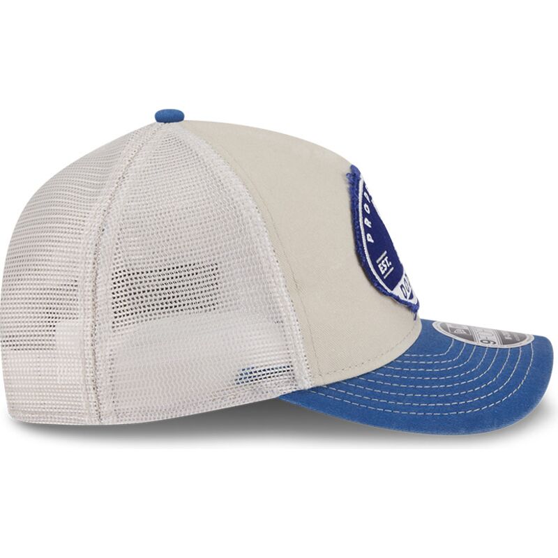 kepure-islenkta-ivairiaspalvis-snapback-9forty-m-crown-a-frame-fray-los-angeles-dodgers-mlb-new-era