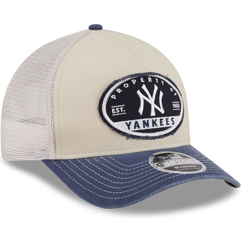 czapka-trucker-bezowa-i-granatowa-9forty-m-crown-a-frame-fray-new-york-yankees-mlb-new-era