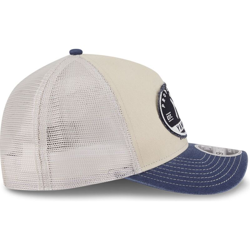 kepure-islenkta-ivairiaspalvis-snapback-9forty-m-crown-a-frame-fray-new-york-yankees-mlb-new-era