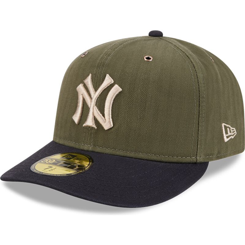 kepure-islenkta-zalia-priglundantis-59fifty-pre-curved-american-herringbone-new-york-yankees-mlb-new-era