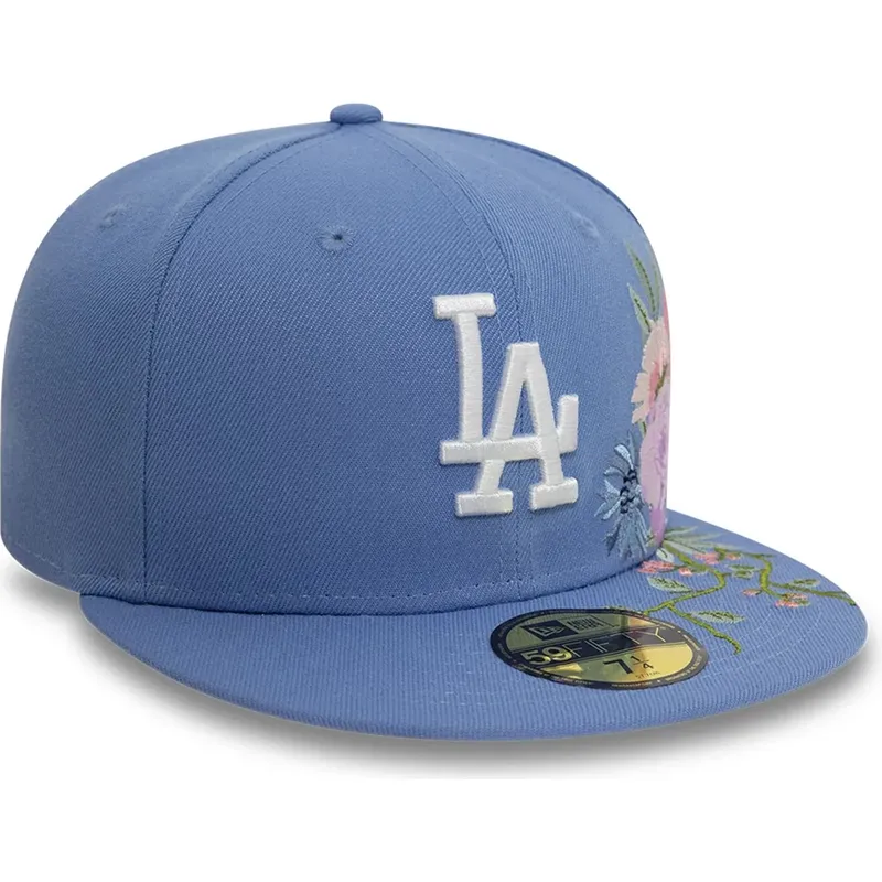 cap-plokscia-blue-ajustada-59fifty-floral-los-angeles-dodgers-mlb-new-era