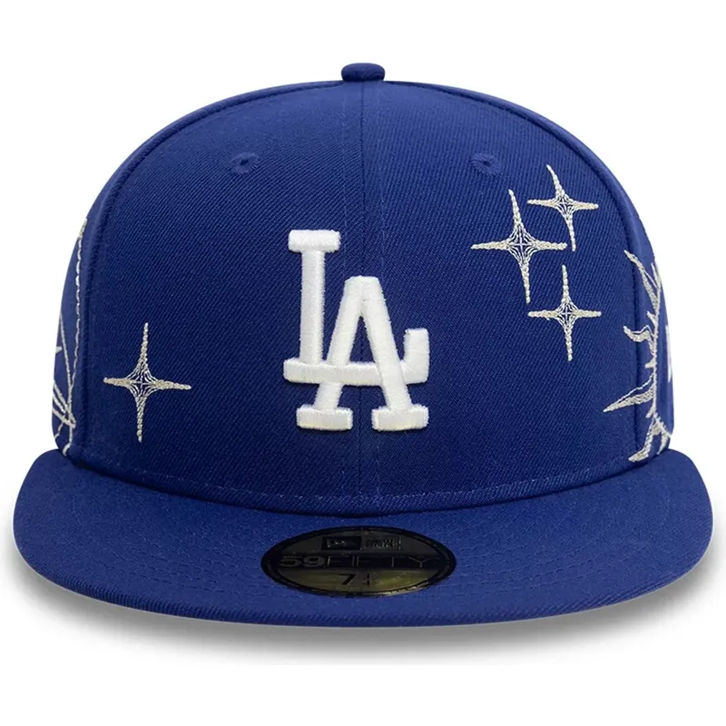 kepure-plokscia-melyna-priglundantis-59fifty-zodiac-los-angeles-dodgers-mlb-new-era