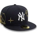 kepure-plokscia-tamsiai-melyna-priglundantis-59fifty-zodiac-new-york-yankees-mlb-new-era