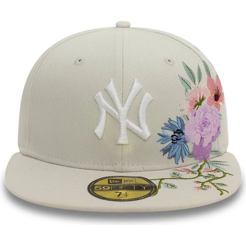cap-plokscia-beige-ajustada-59fifty-floral-new-york-yankees-mlb-new-era