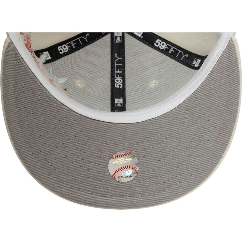 new-era-flat-brim-59fifty-floral-new-york-yankees-mlb-beige-fitted-cap