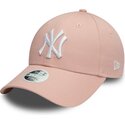 cap-islenkta-pink-adjustable-strap-9forty-colour-essential-new-york-yankees-mlb-new-era