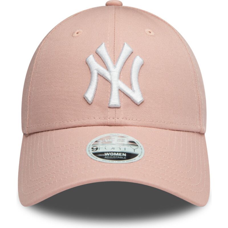kepure-islenkta-rozine-reguliuojamas-9forty-colour-essential-new-york-yankees-mlb-new-era