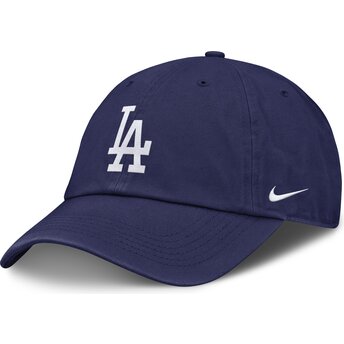 Kepurė išlenkta mėlyna reguliuojama juostelė vaikams Club Unstructured Organic Cotton Los Angeles Dodgers MLB Nike