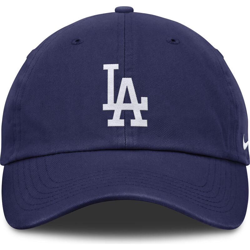cap-islenkta-blue-adjustable-strap-vaikams-club-unstructured-organic-cotton-los-angeles-dodgers-mlb-nike
