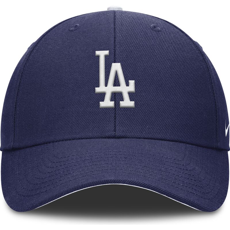 kepure-islenkta-melyna-reguliuojama-juostele-vaikams-dri-fit-club-structured-los-angeles-dodgers-mlb-nike