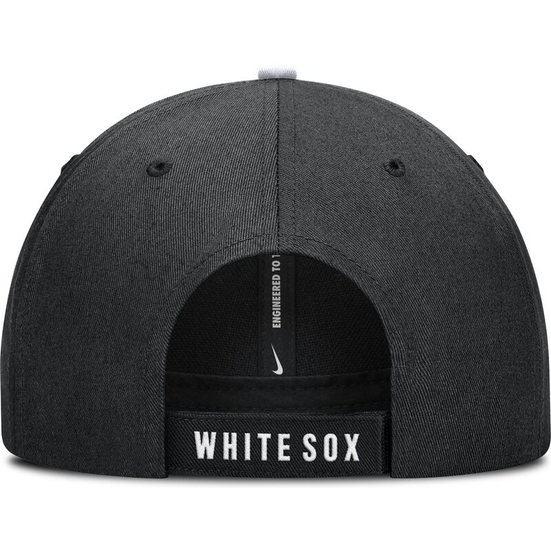 cap-islenkta-black-adjustable-strap-vaikams-dri-fit-club-structured-chicago-white-sox-mlb-nike