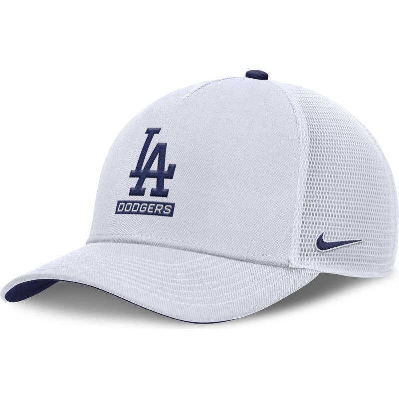 kepure-islenkta-balta-snapback-primetime-dri-fit-rise-structured-los-angeles-dodgers-mlb-nike