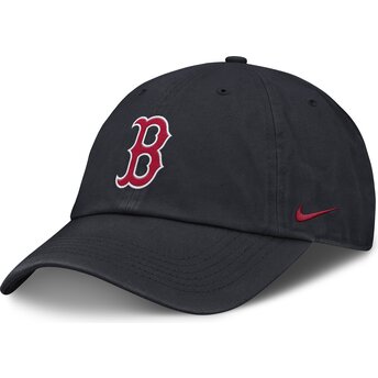 Cap išlenkta navy blue adjustable strap vaikams Club Unstructured Organic Cotton Boston Red Sox MLB Nike