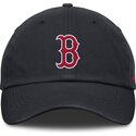 cap-islenkta-navy-blue-adjustable-strap-vaikams-club-unstructured-organic-cotton-boston-red-sox-mlb-nike