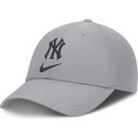 cap-islenkta-gray-adjustable-strap-primetime-club-structured-uv-poly-ripstop-new-york-yankees-mlb-nike