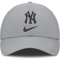 cap-islenkta-gray-adjustable-strap-primetime-club-structured-uv-poly-ripstop-new-york-yankees-mlb-nike
