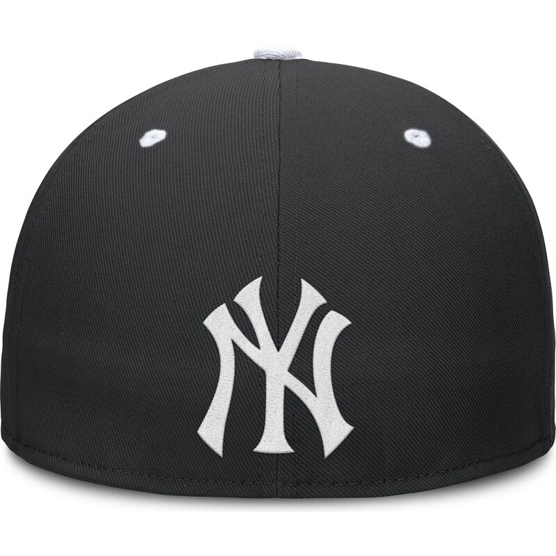 kepure-plokscia-juoda-priglundanti-primetime-dri-fit-true-structured-round-bill-new-york-yankees-mlb-nike
